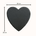 Personalised Heart Dog Grave Marker – Slate Pet Memorial Garden Plaque with Name, Dates & Tribute
